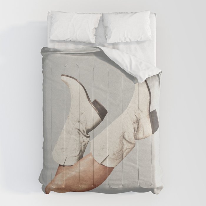 These Boots - Silver Gray Comforter Gallery Image 1