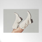 These Boots - Silver Gray Welcome Mat Gallery Image 1