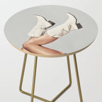 These Boots - Silver Gray Side Table Gallery Image 2