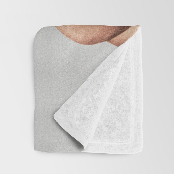 These Boots - Silver Gray Throw Blanket Gallery Image 3