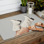 These Boots - Silver Gray Outdoor Rug Gallery Image 2