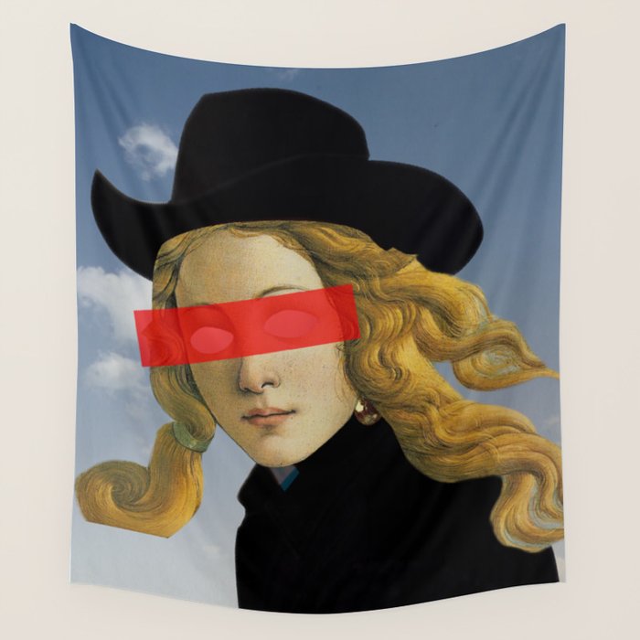Das MaÌdchen mit dem Hut Wall Tapestry Gallery Image 4