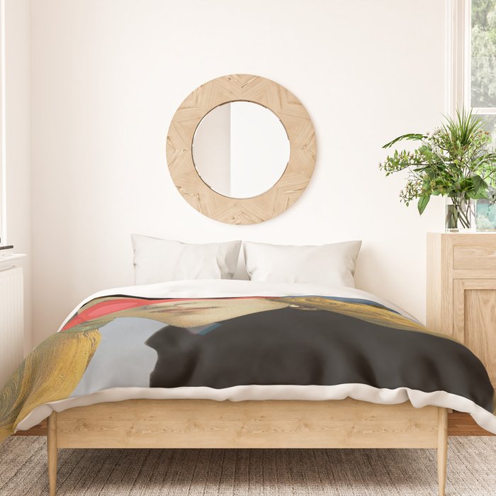 Das MaÌdchen mit dem Hut Duvet Cover Gallery Image 3