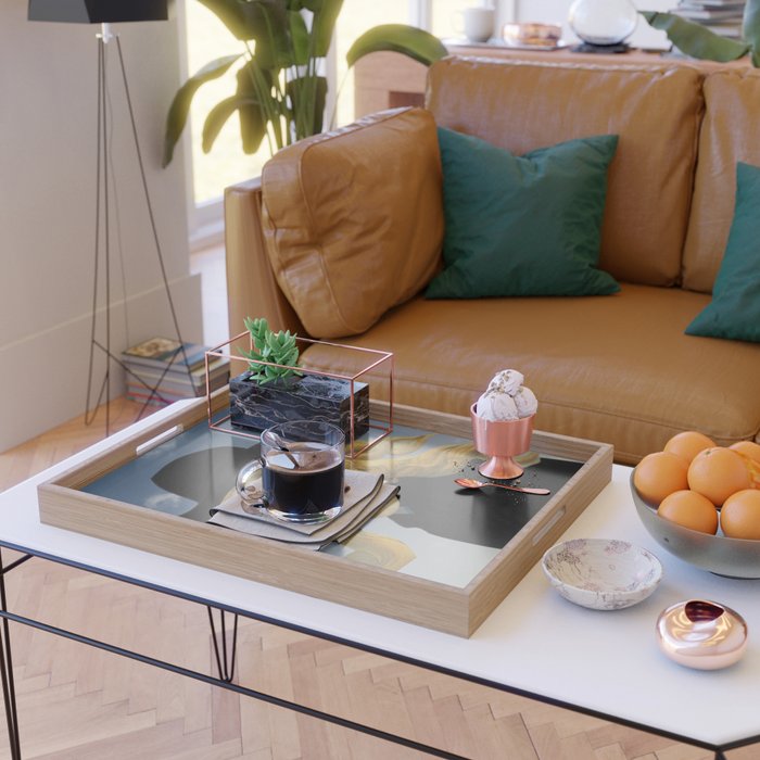 Das MaÌdchen mit dem Hut Serving Tray Gallery Image 2