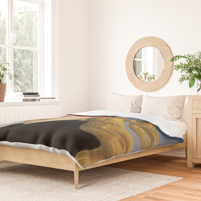 Das MaÌdchen mit dem Hut Duvet Cover Gallery Image 2