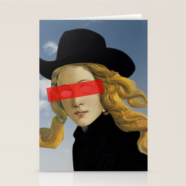 Das MaÌdchen mit dem Hut Stationery Card Gallery Image 1