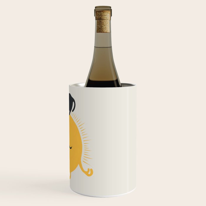 Good Meowâing 8 soulmate sun meditation  Wine Chiller Gallery Image 3