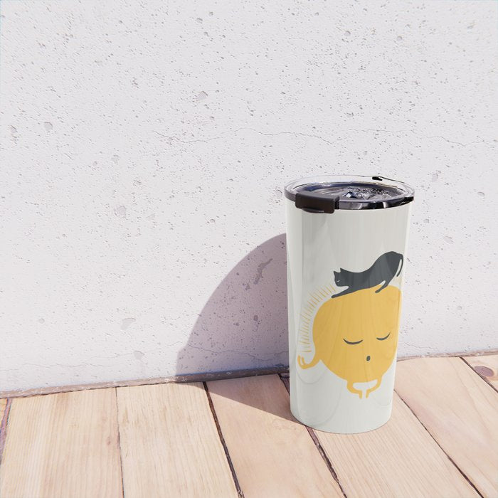 Good Meowâing 8 soulmate sun meditation  Travel Mug Gallery Image 4