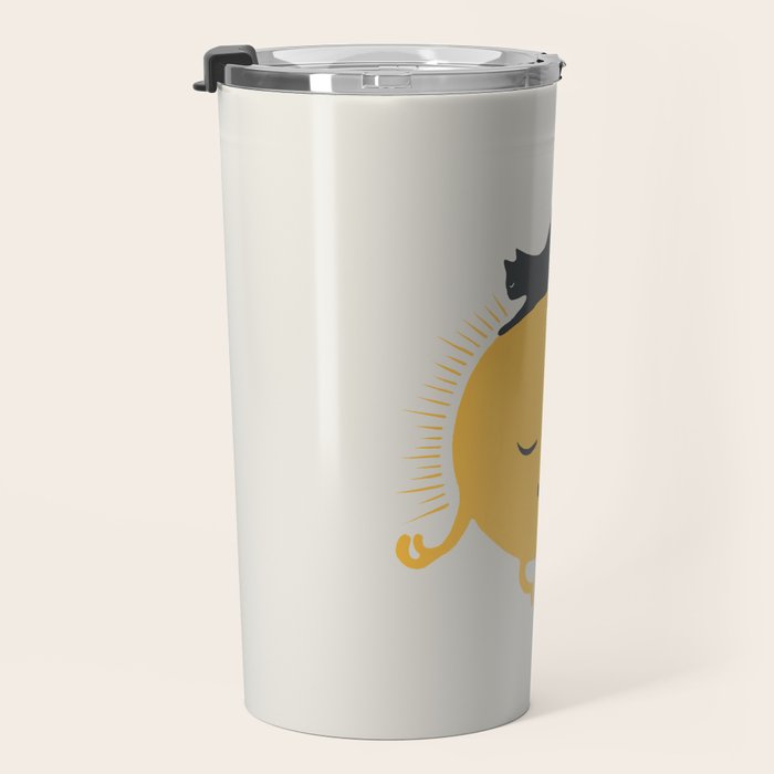Good Meowâing 8 soulmate sun meditation  Travel Mug Gallery Image 3