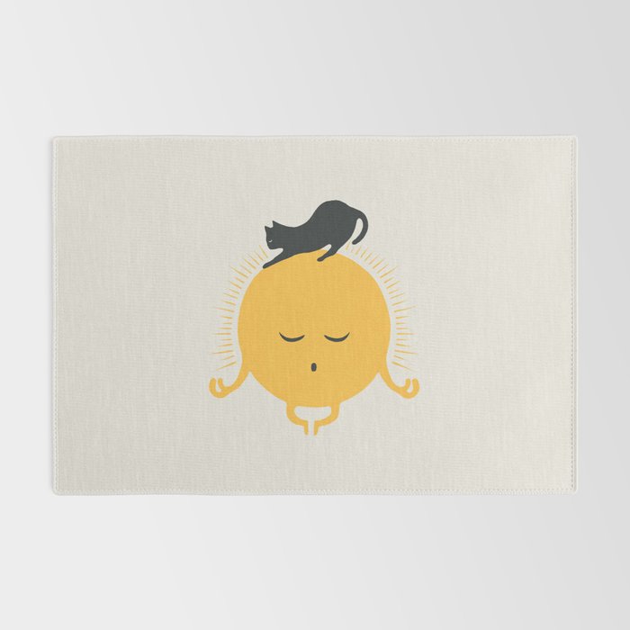 Good Meowâing 8 soulmate sun meditation  Rug Gallery Image 2