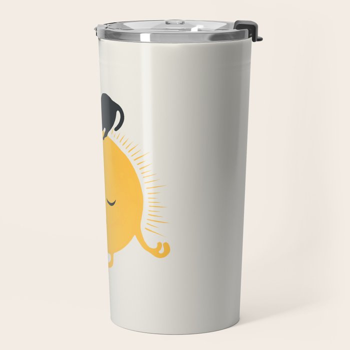 Good Meowâing 8 soulmate sun meditation  Travel Mug Gallery Image 2