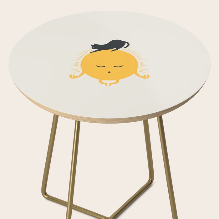 Good Meowâing 8 soulmate sun meditation  Side Table Gallery Image 2