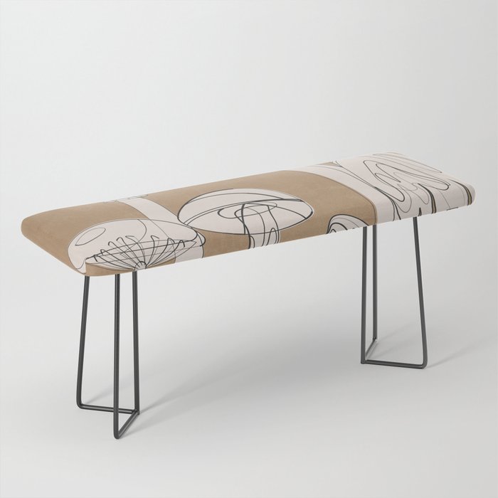 Abstract Mushrooms 13 Bench Gallery Image 1