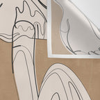 Abstract Mushrooms 13 Wall Tapestry Gallery Image 3