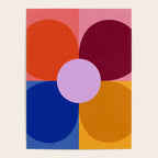 Color Block Bloom Poster Gallery Image 4