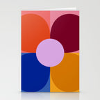 Color Block Bloom Stationery Card Gallery Image 2