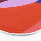 Color Block Bloom Bath Mat Gallery Image 3