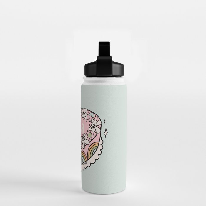 Libra Heart Cake Water Bottle Gallery Image 2