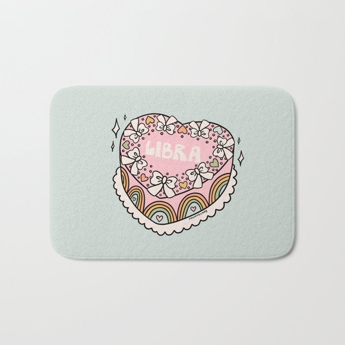 Libra Heart Cake Bath Mat Gallery Image 1