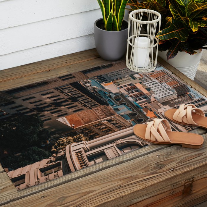 San Francisco architecture Outdoor Rug Gallery Image 2