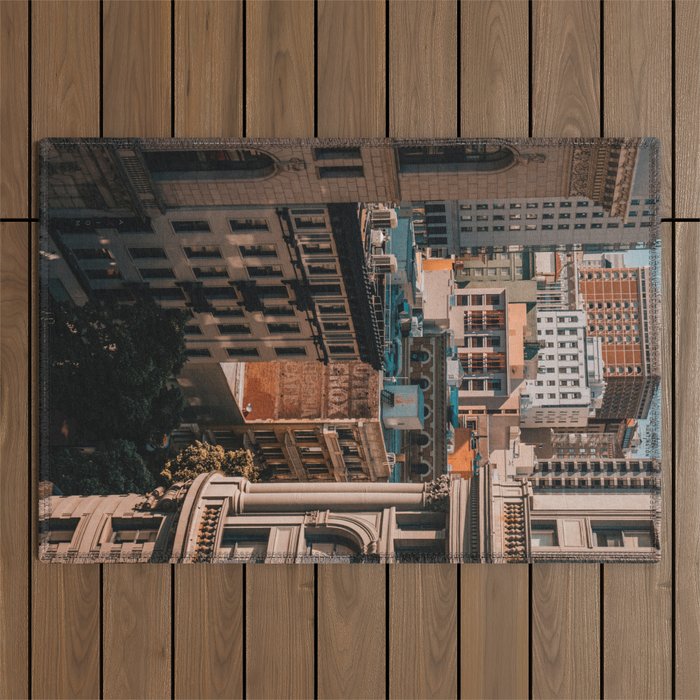 San Francisco architecture Outdoor Rug Gallery Image 1