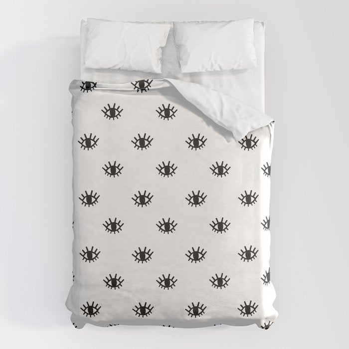 Open Eyes Duvet Cover