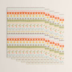 Vintage tropical summer nature art pattern Wrapping Paper Gallery Image 3