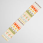 Vintage tropical summer nature art pattern Table Runner Gallery Image 3