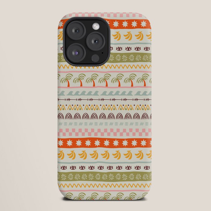 Vintage tropical summer nature art pattern iPhone Case Gallery Image 20