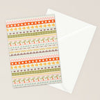 Vintage tropical summer nature art pattern Stationery Card Gallery Image 2