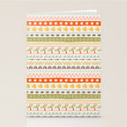 Vintage tropical summer nature art pattern Stationery Card Gallery Image 2