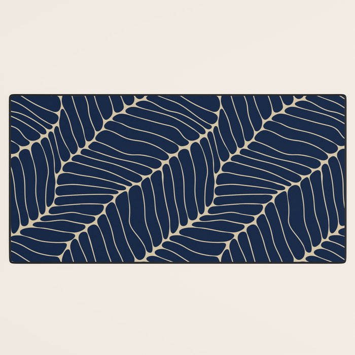 Organic Nature Navy Blue Desk Mat Gallery Image 3