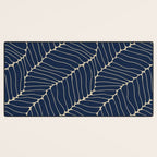 Organic Nature Navy Blue Desk Mat Gallery Image 3