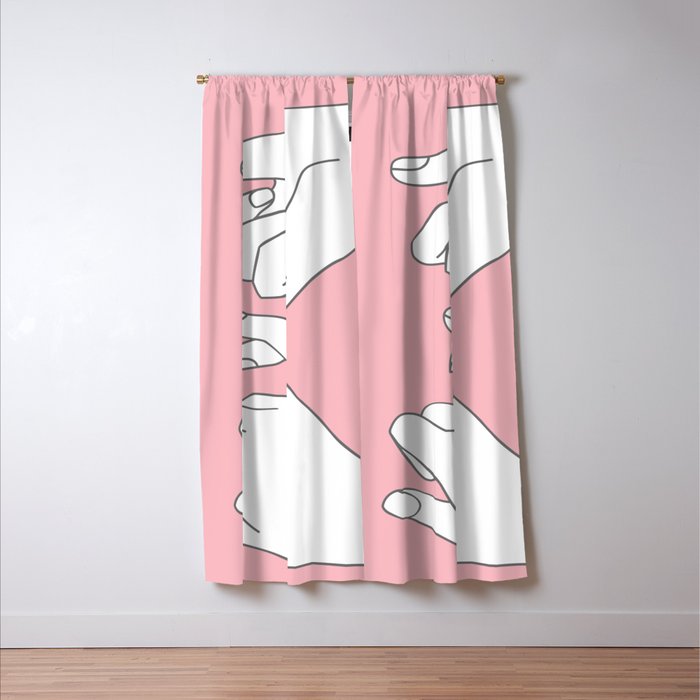 Pinky Promise 2 Window Curtain Gallery Image 3