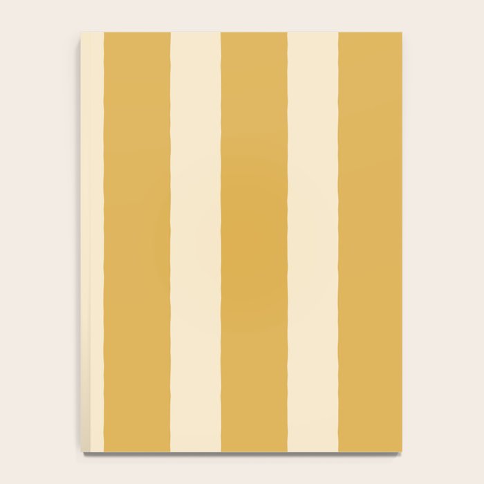Simple Stripes Pattern - Gold Yelllow Notebook Gallery Image 4