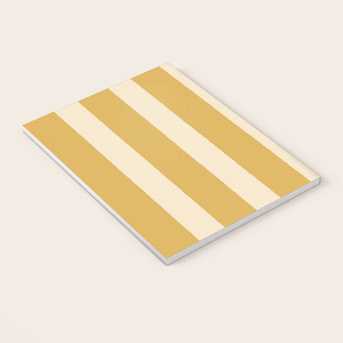 Simple Stripes Pattern - Gold Yelllow Notebook Gallery Image 3