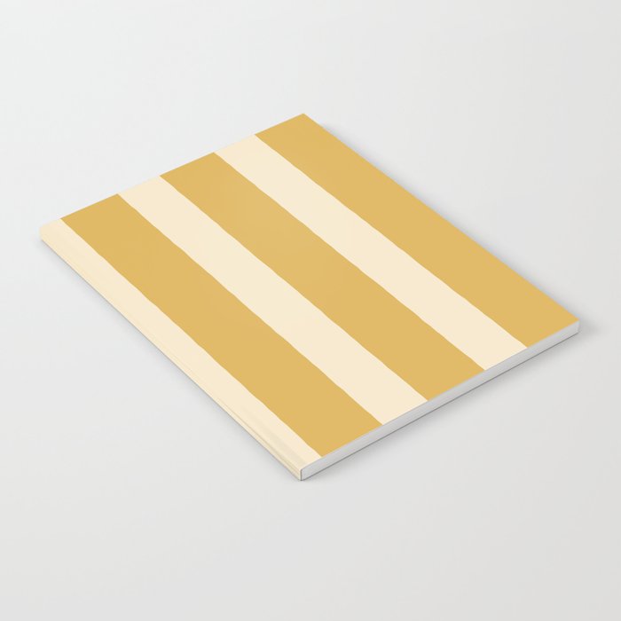 Simple Stripes Pattern - Gold Yelllow Notebook Gallery Image 1