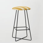Simple Stripes Pattern - Gold Yelllow Stool Gallery Image 1