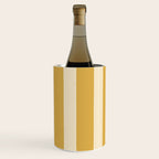 Simple Stripes Pattern - Gold Yelllow Wine Chiller Gallery Image 3