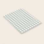Clovers XXXV Neutral Green Botanical Pattern Notebook Gallery Image 3