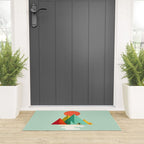 Little Geometric Tipi Welcome Mat Gallery Image 3