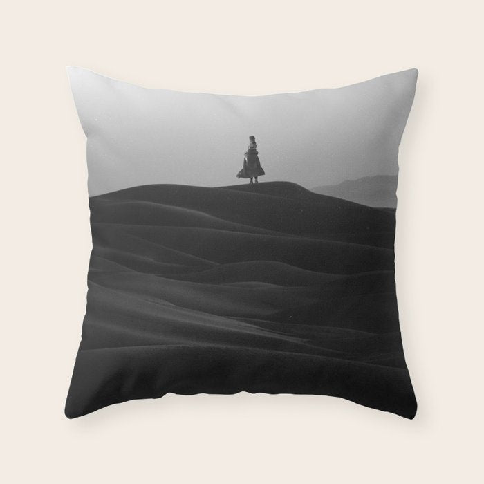 Monochrome Savior Throw Pillow Gallery Image 6