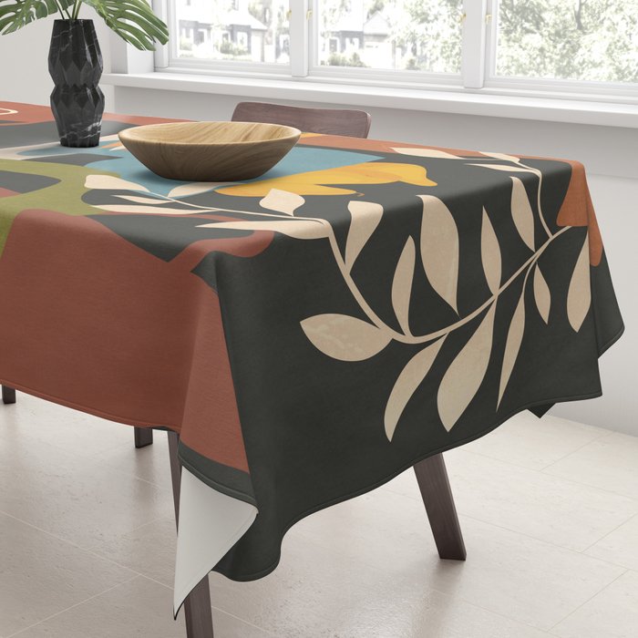 Serenade of Shapes 1 Tablecloth Gallery Image 3