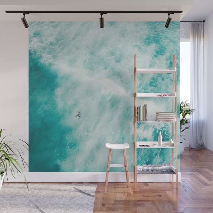 Beach Wave Wall Mural Gallery Image 1