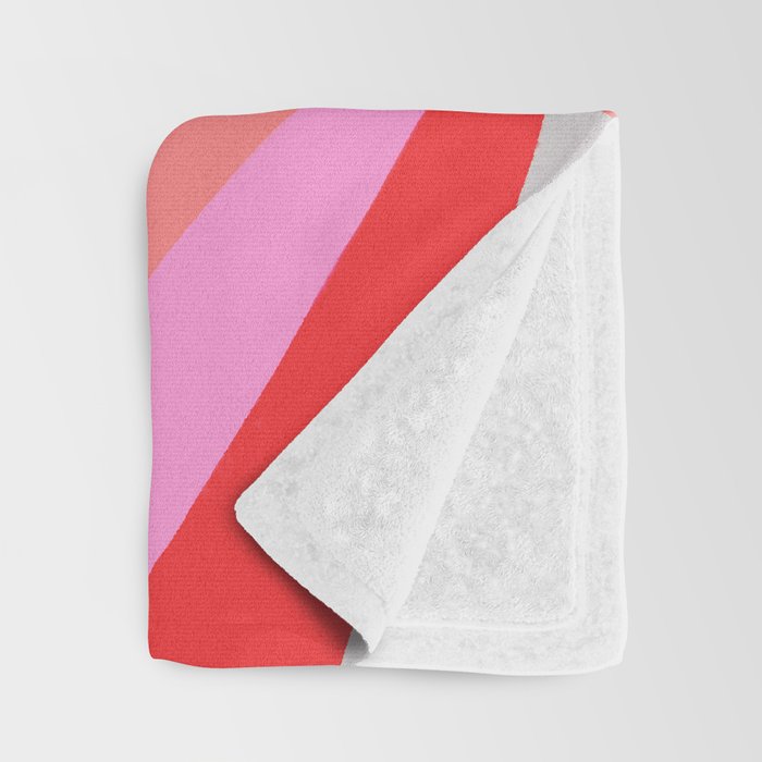 sunshine state, coral Throw Blanket Gallery Image 3