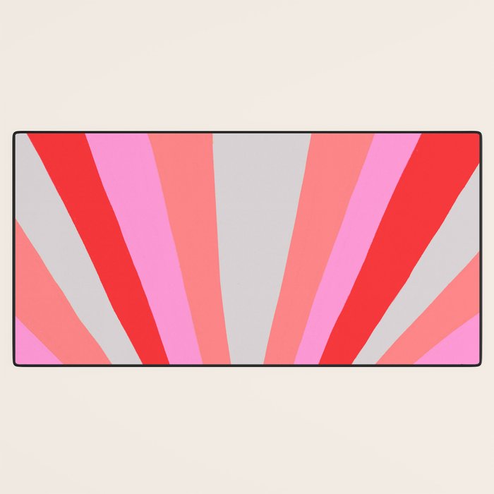 sunshine state, coral Desk Mat Gallery Image 3