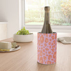 ultra bold leopard in pinks and oranges Wine Chiller Gallery Image 4