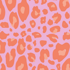 ultra bold leopard in pinks and oranges Coffee Mug Gallery Image 2