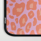 ultra bold leopard in pinks and oranges Laptop Sleeve Gallery Image 3