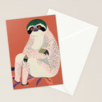 Just Slothin' Around Stationery Card Gallery Image 2